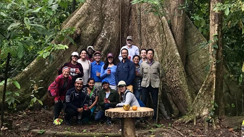 Group of students in Nicaragua 